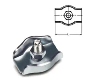 SUJETACABLE PLA SIMP CINC Ø5-2