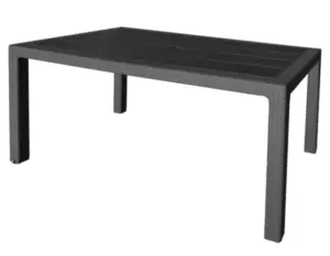 MESA RESINA RATAN 150X90X72CM