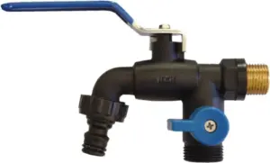 GRIFO CURVO NYL PALANCA 1/2X3/