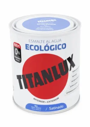 ESMALTE SAT. AL AGUA AZUL INDI