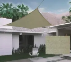 TOLDO VELA CUADRADO 5X5M ARENA