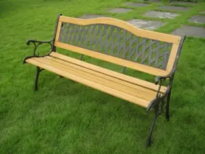 BANCO 2 PLAZAS 124X53X77CM