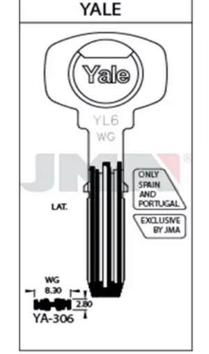 LLAVE LATON JMA YA-306