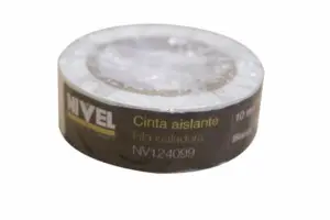 CINTA 10MT X 19MM BLANCO NIVEL