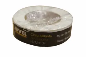 CINTA 20MT X 19MM BLANCO NIVEL