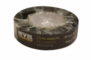 CINTA 20MT X 19MM NEGRO NIVEL