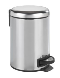CUBO BAÑO CON PEDAL INOX BRILL