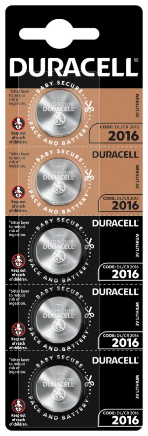 PILA CR2016 LITIO 5 PZ