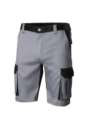 BERMUDA GRIS/NEG SOLID MATCH T