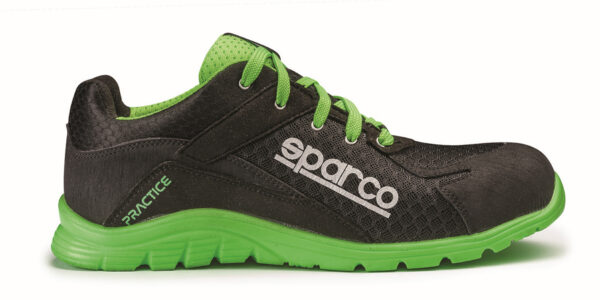 ZAPATO SEG T42 NEGRA/VERDE MAL