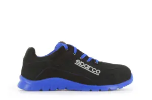ZAPATO SEG T43 NEGRA/AZUL MALL