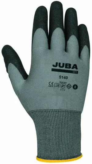 GUANTE TRABAJO M8 GR/NEG NYLON