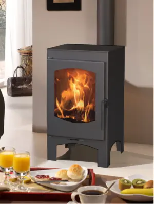 ESTUFA LEÑA 690X360X431MM LUGA