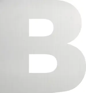 LETRA "B" 130MM 8652A