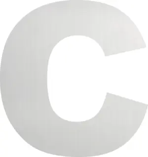 LETRA "C" 130MM 8653A