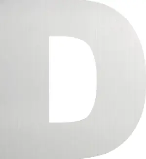 LETRA "D" 130MM 8654A