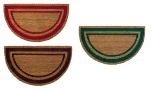 FELPUDO MEDIA LUNA 40X70CM AST