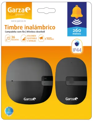 TIMBRE INALAMBRICO EXT 255X60X
