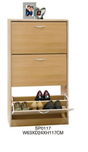 ZAPATERO 3 PUERTAS 63X24X117CM