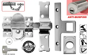 CERROJO SOBR. 31-SA 50MM AC CR