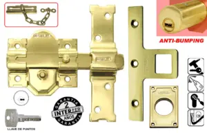 CERROJO SOBR. 31-SA 50MM AC DO