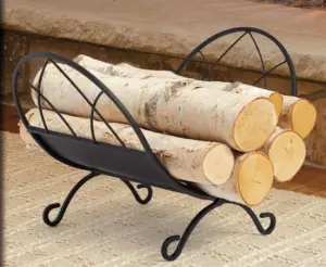 CESTA LEÑA NEG.MAT H.FORJ VH