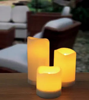 VELA SOLAR EFECTO VELA 10 X 10