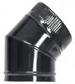 CODO T/ESTUFA 200MM NE ACERO E