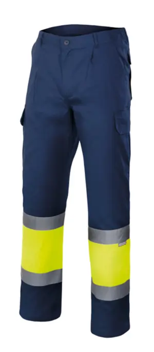 PANTALON XL AMARILLO FLUOR/MAR