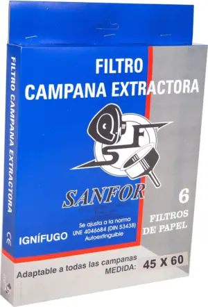 FILTRO EXTRACTORA 60CM