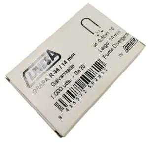 GRAPA 14MM 36U 1.000 PZ