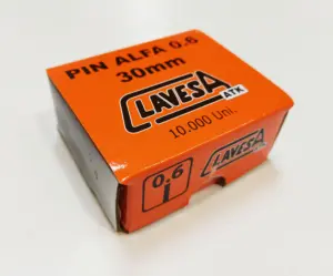 CLAVO S/CAB 30MM PIN ALFA S/C