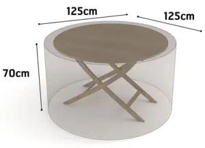 FUNDA MESA REDONDA VISON 125X1