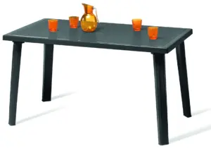 MESA RESINA DOMINGO ANTRACITA