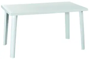 MESA RESINA DOMINGO BLANCO 130
