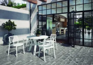 MESA REDONDA JAZMIN BLANCO Ø 1