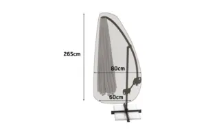 FUNDA PARASOL EXCENTRICO VISON