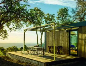 PERGOLA ADOSADA CARMEN 300 X 3