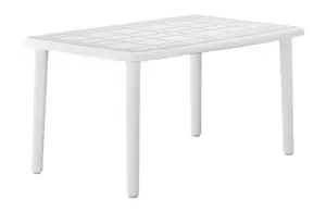 MESA RECTANGULAR OLOT BLANCA 1