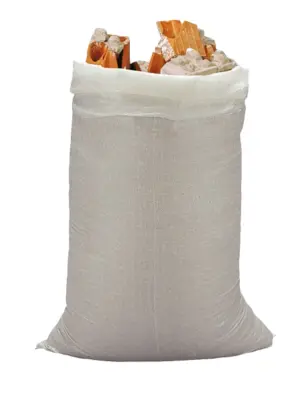 SACO RAFIA BLANCO 10 UDS 60 X