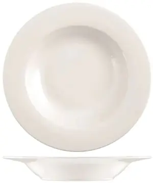 PLATO NEW BONE CHINA ALA BLANC