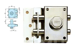 CERROJO 16/0 CON BOTON INTERIO