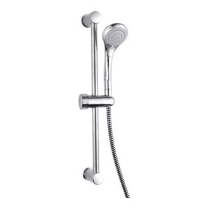 KIT BARRA DUCHA INOX 52CM 5 FU