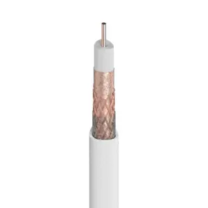 CABLE COAXIAL CU 100M BCO TELE