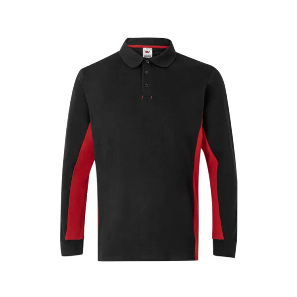 POLO LARGA ALGOD/POLI NEGRO RO