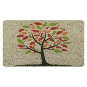 FELPUDO VINILO DECORADO ARBOL