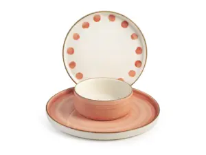 SET 3 PLATOS 1 SERV.CERAM.DECO