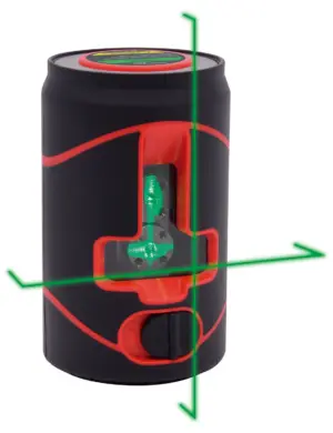 NIVEL LASER CRUZ VERDE LATA 10