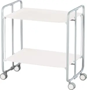 CARRO DE TE PLEGABLE GRIS/BLAN