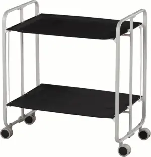 CARRO DE TE PLEGABLE GRIS/NEGR